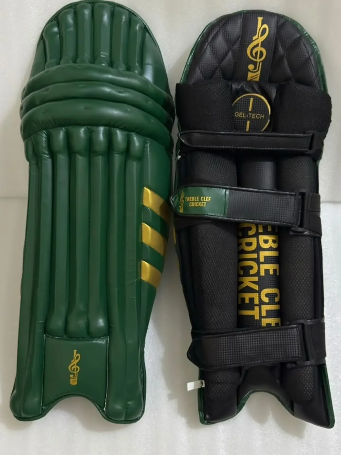 Green & Gold Batting Pads