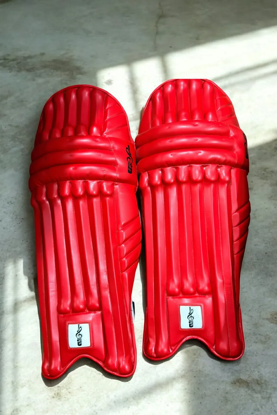 Red Batting Pads
